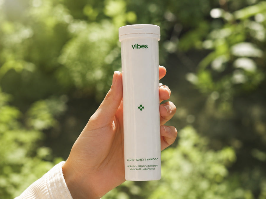 Vibes product in hand